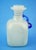 19th Century Milk Murano Glass Perfume Bottle with Blue Cameo attributed to Salviati & C. For Sale - Image 4 of 18