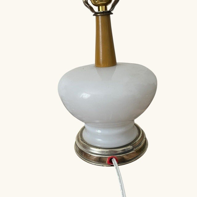 Vintage Jack Jill Milk Glass Nursery Rhyme Table Lamp Night Light For Sale - Image 18 of 18
