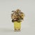 Vintage Italian Enameled Brass Flower Arrangement For Sale In West Palm - Image 6 of 10