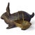Mid 20th Century Mid 20th Century Bronze Bunny Rabbit Sculpture With Woven Brass Baskets Edwardian-Style For Sale - Image 5 of 18