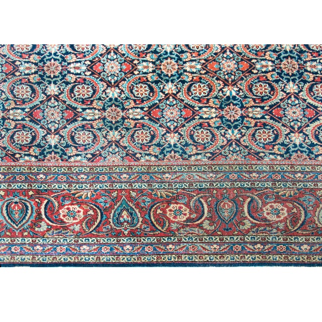 Early 20th Century Persian Kashan Rug For Sale - Image 9 of 15