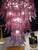 Glass Monumental a.v. Mazzega 3-Tier Lilac Murano Glass Chandelier For Sale - Image 7 of 15