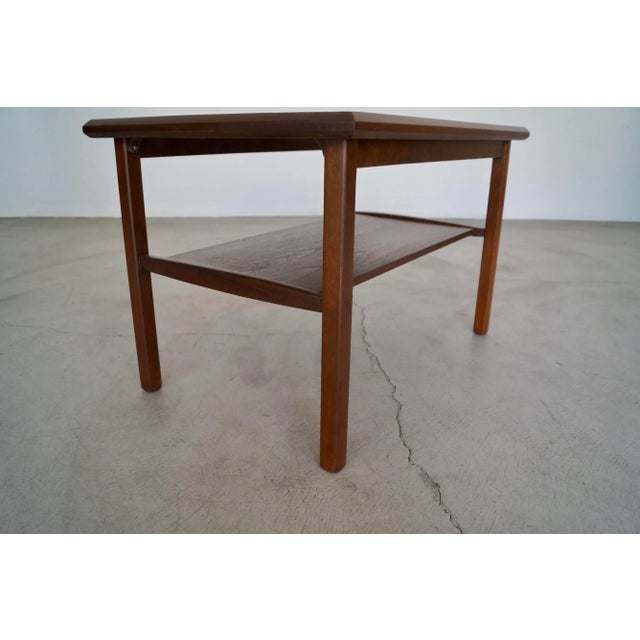 Brown 1960's Mid-Century Modern Walnut Side Table For Sale - Image 8 of 13