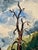 Rustic 1940s Henry Emil Salloch Original Watercolor on Paper the Dead Tree. For Sale - Image 3 of 6