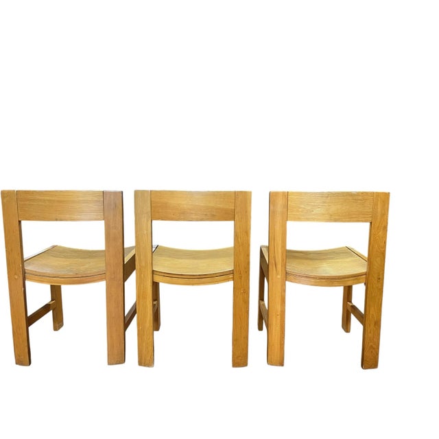 1970s Vintage Thonet Maple Saddle Seat Chair’s - Set of 8 For Sale - Image 5 of 12