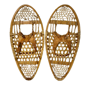 Vintage Canadian Rebaf Snow Shoes Cabin Decor - a Pair