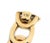 Late 20th Century Wide Oval 14k Yellow Gold Link Bracelet For Sale - Image 5 of 5