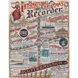New York Recorder Poster, 1893 For Sale