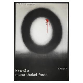 Theater Wielki-Warsaw Poster, 1973 For Sale