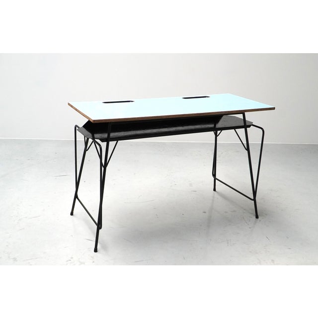 Teachers Desk by Willy Van Der Meeren for Tubax, Belgium, 1950s For Sale - Image 12 of 12
