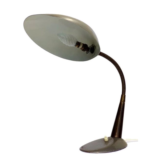 Metal enamelled directional arm height: 40 cm arm length: 33 cm shade: 24x19 cm This piece has an attribution mark, I am...