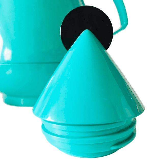 1980s Vintage Postmodern Thermos Kan Turquoise Kunststof Leifheit 1980s For Sale - Image 5 of 8
