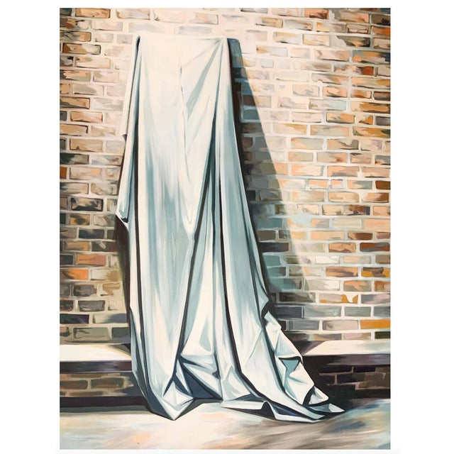 Realism 1970s Large Lowell Nesbitt Oil on Canvas - Unstretched (rolled) For Sale - Image 3 of 7