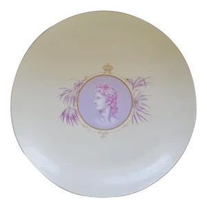 Antique Rosenthal Hugh Rc Monbijou Cameo Germany Decorative Plate / Charger