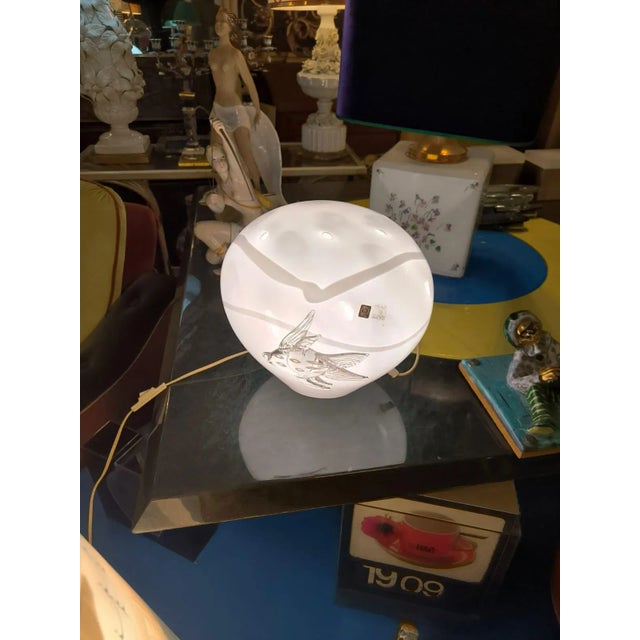 Murano Lamp with Fish, 1970s, in Flawless conditions. Designed 1970 to 1979 European Plug (up to 250V).The wiring of this...