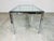 Metal Mid-Century Milo Baughman Style Chrome and Glass Top Dining Table by Tri-Mark For Sale - Image 7 of 7