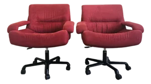 Set of Swivel Chairs Model P85 attributed to Giovanni Offredi for Saporiti, 1980s