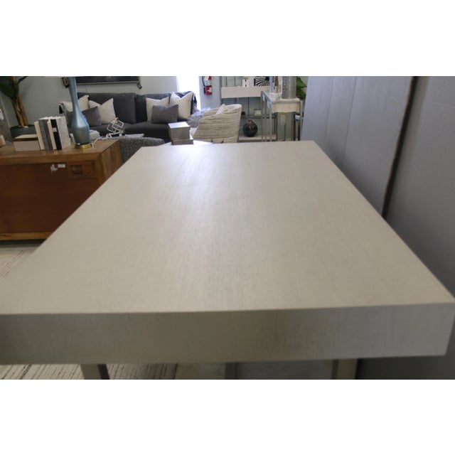 Wood Artistica Home Signature Designs Gradient Bistro Table in White Grey For Sale - Image 7 of 9