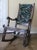 Arts & Crafts Arts and Crafts Style "Tree of Birds" in Teal Jacquard Woven Throw Blanket For Sale - Image 3 of 11
