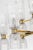 Asalea Medium Two-Tier Chandelier in Hand-Rubbed Antique Brass with Clear Glass Designer: AERIN Canopy: 5" Round Mounting:...