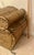 Wood Vintage Woven Rattan Bombay Storage Chest With Lid Wrought Iron Scroll Feet, Handles, and Latch. For Sale - Image 7 of 17