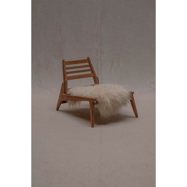 Vintage Hunting Lounge Chair from VEB Deutsche Werkstätten Hellerau, 1950s For Sale - Image 10 of 16