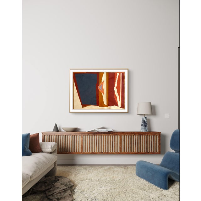 MCM Master Barbara Beck 1974 Paper Collage For Sale - Image 4 of 6