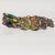Missoni Italy Brass and Fabric Jeweled Owl Pin Brooch For Sale In Atlanta - Image 6 of 6
