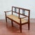 18th Century Style Bench with Raffia and Straw Seat For Sale - Image 9 of 15