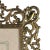 Metal Bronze Gilt Picture Frame Gold Table Top Easel 17" For Sale - Image 7 of 9