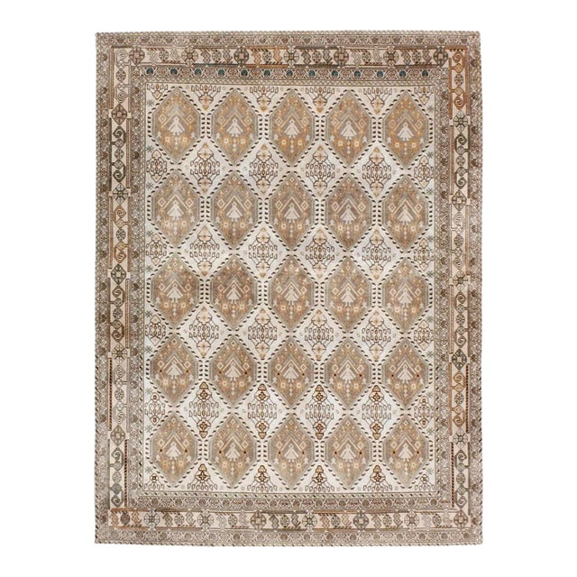 Galerie Shabab Collection Mid-20th Century Persian Afshar Accent Rug For Sale