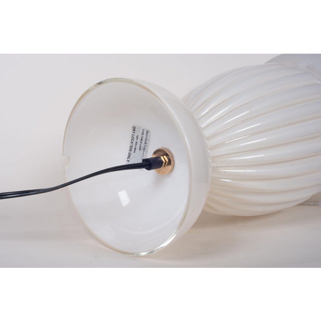 Mid 20th Century Barovier and Toso Table Top Torchiere Lamp Chairish