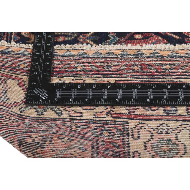 61185 Antique Persian Hamadan Rug, 04'05 x 08'03. With its timeless style, incredible detail and texture, this hand...