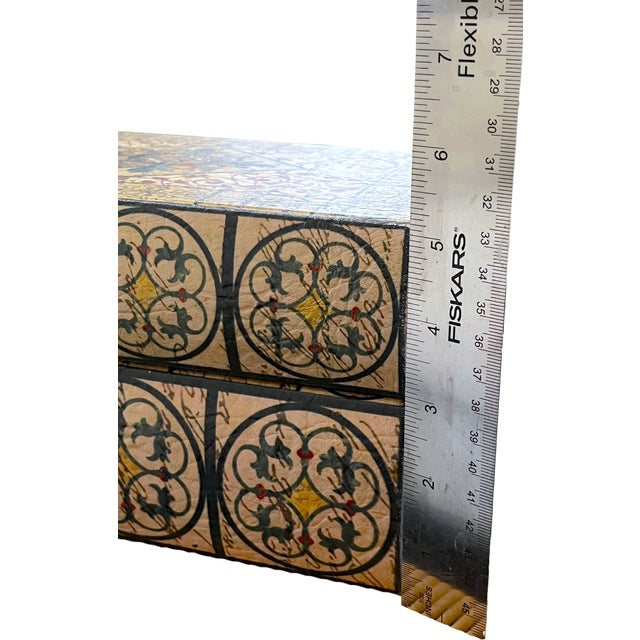 Pair of Trompe L’Oeil Faux Book Boxes in the Italian Florentine Style, 11" For Sale - Image 13 of 15