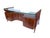 1950s Mid-Century Wood and Brass Desk from Vittorio Dassi, Italy, 1950s For Sale - Image 5 of 9