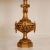 1930s Italian Lamps XL Carved Giltwood Gold Neoclassical Urn Vases Table Lamps - A Pair For Sale - Image 5 of 12