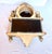 Antique French Gilt Wood Clock Case W/Mirrored Convex Glass For Sale - Image 15 of 16