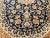 Vintage Persian Nain Area Rug,Handwoven Floral Pattern, Navy & Ivory, 4’ X 6’ For Sale - Image 12 of 12