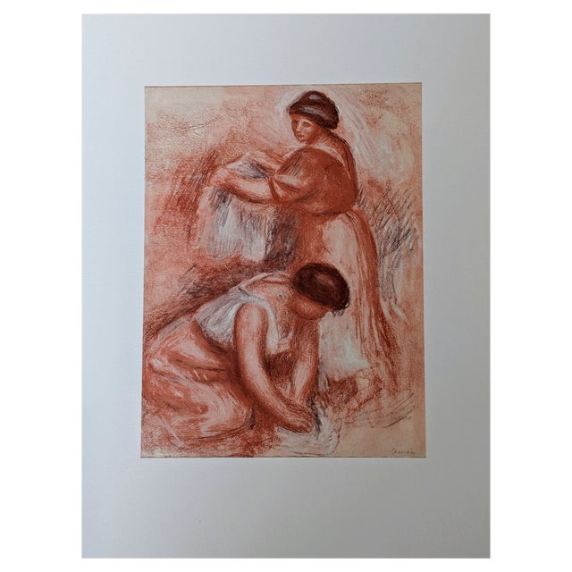 Pierre-Auguste Renoir, Laundresses, Lithograph For Sale