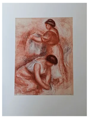 Pierre-Auguste Renoir, Laundresses, Lithograph