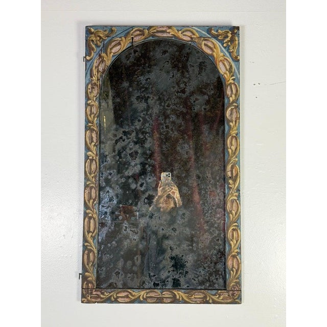 19th C. Italian Painted Mirror For Sale - Image 11 of 11