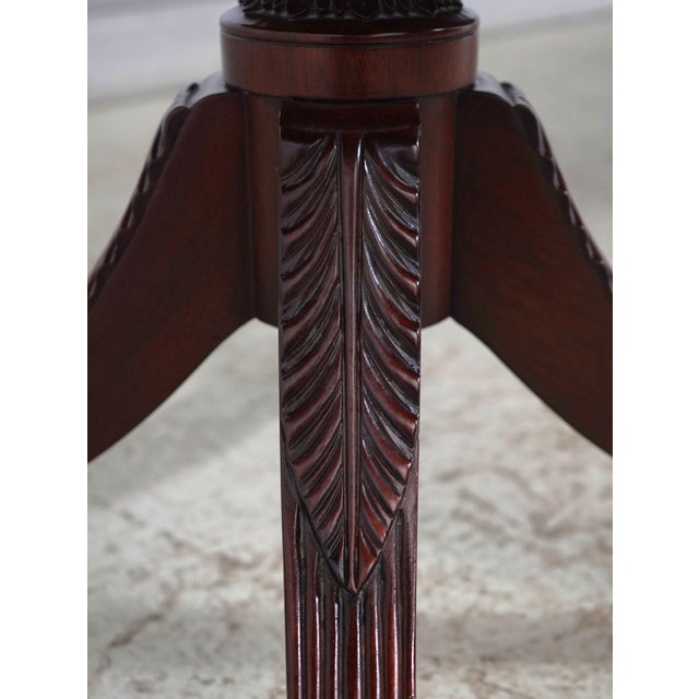 Kindel Mahogany Double Pedestal Dining Table For Sale - Image 16 of 18