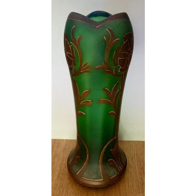 Art Nouveau Glass Vases by Francois Theodore, 1890s, Set of 2 For Sale - Image 5 of 13