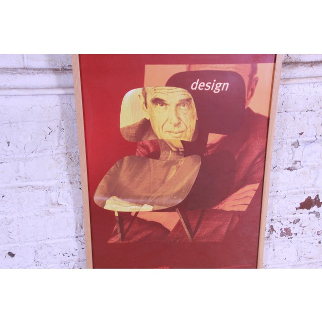 An extremely rare Charles Eames "Design of the Century" advertising poster By Herman Miller USA, Circa 1999 Measures:...