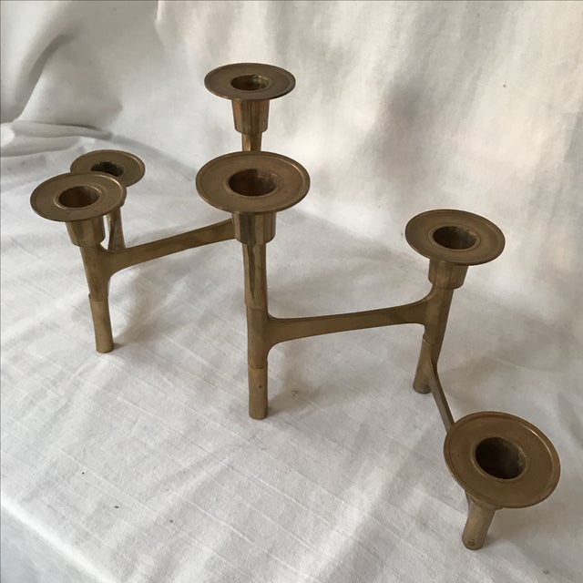 MidCentury Candlestick Holder Chairish