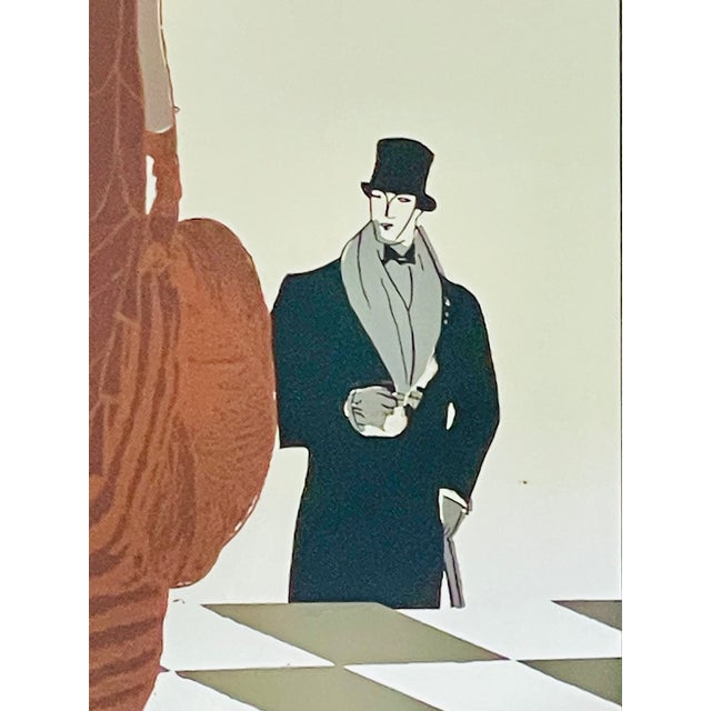 Vintage Art Deco Vogue Magazine Wall Mirror, 1960s For Sale - Image 3 of 15