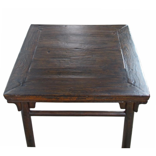 1900 - 1909 1900s Square Antique Chinese Coffee Table For Sale - Image 5 of 9