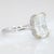 Metal 5Ct Lab Diamond Ring With Sapphire Accent and Natural Diamonds Halo in 14k Gold, Size 6.75 For Sale - Image 7 of 9