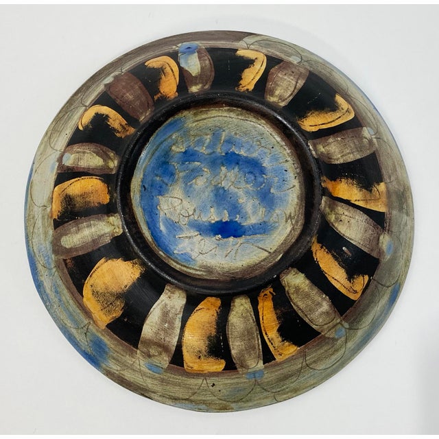 Mid 20th Century Vintage Still Life Studio Pottery Dish For Sale - Image 5 of 6