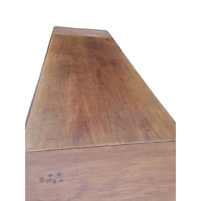 1920s Piedmontese Baroque Style Extendable Table in Walnut, Early 20th Century For Sale - Image 5 of 8